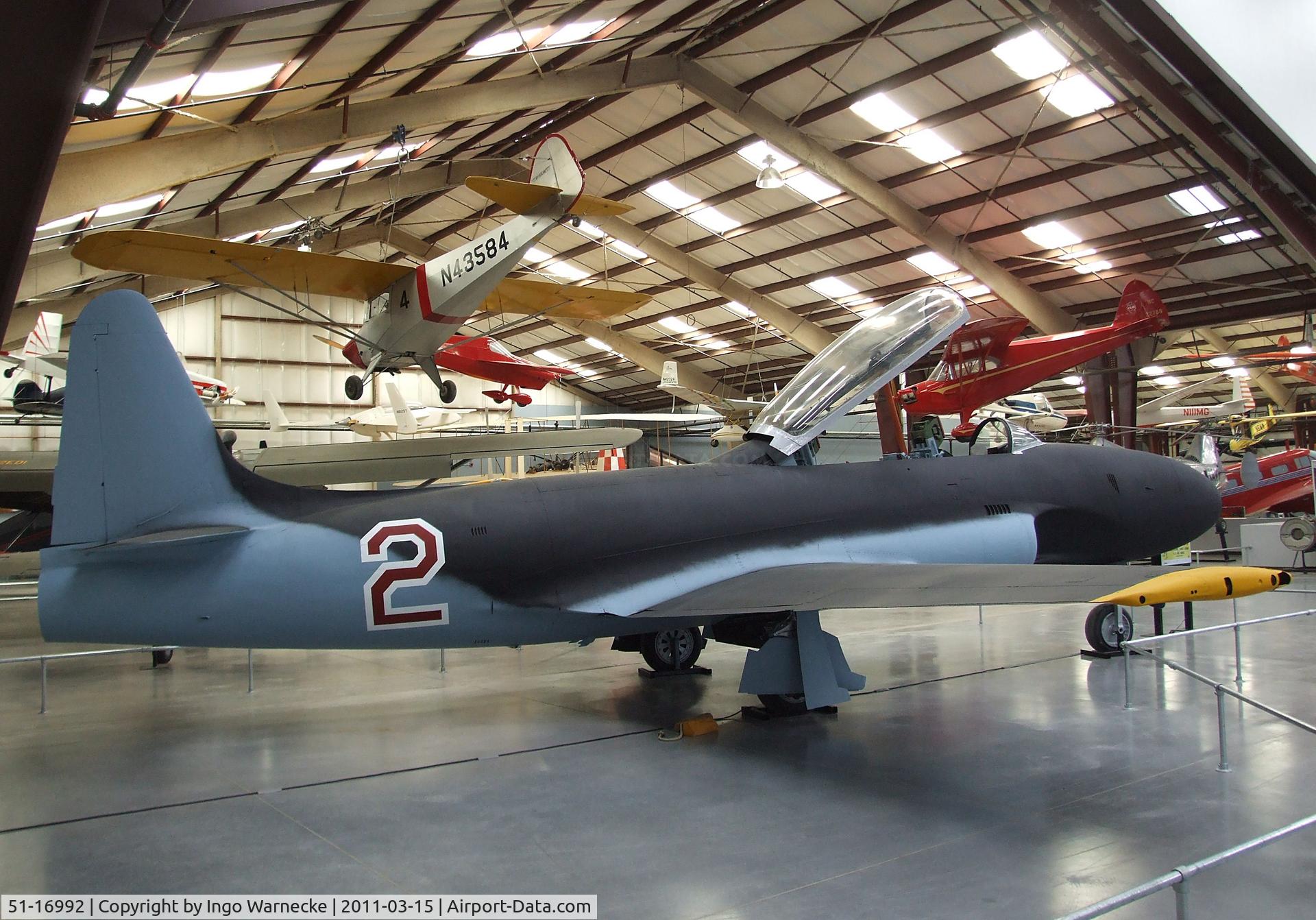 51-16992, 1951 Lockheed T-33A Shooting Star C/N 580-7111, Lockheed T-33A Shooting Star (here displayed in the paint scheme of a 