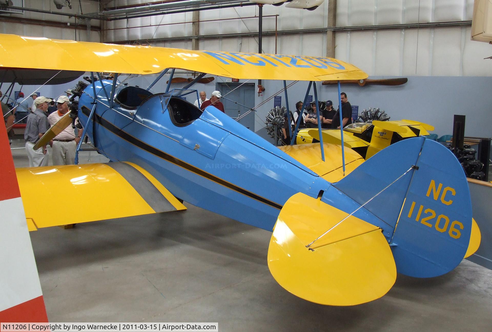 N11206, Waco RNF C/N 3392, Waco RNF at the Pima Air & Space Museum, Tucson AZ