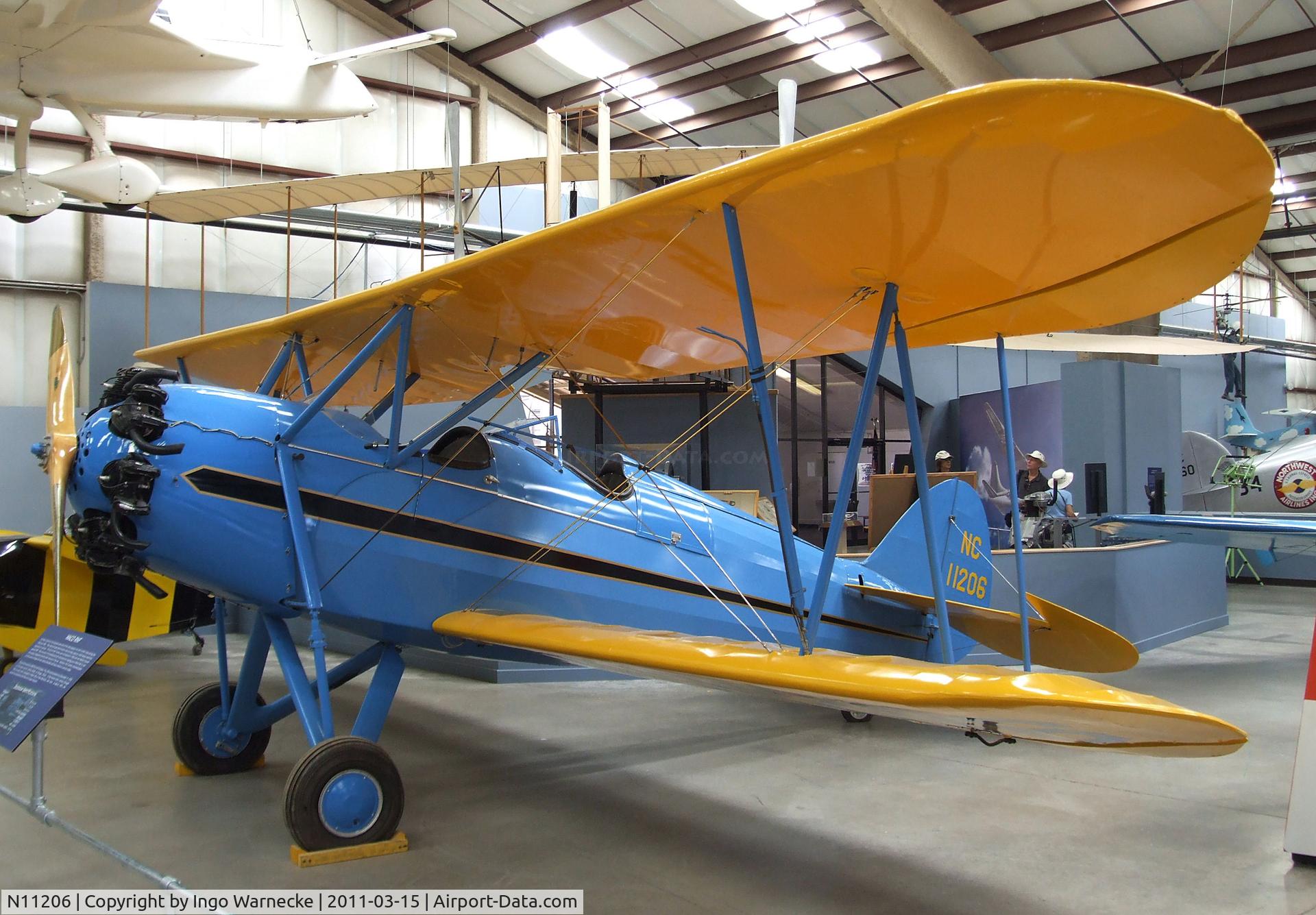 N11206, Waco RNF C/N 3392, Waco RNF at the Pima Air & Space Museum, Tucson AZ
