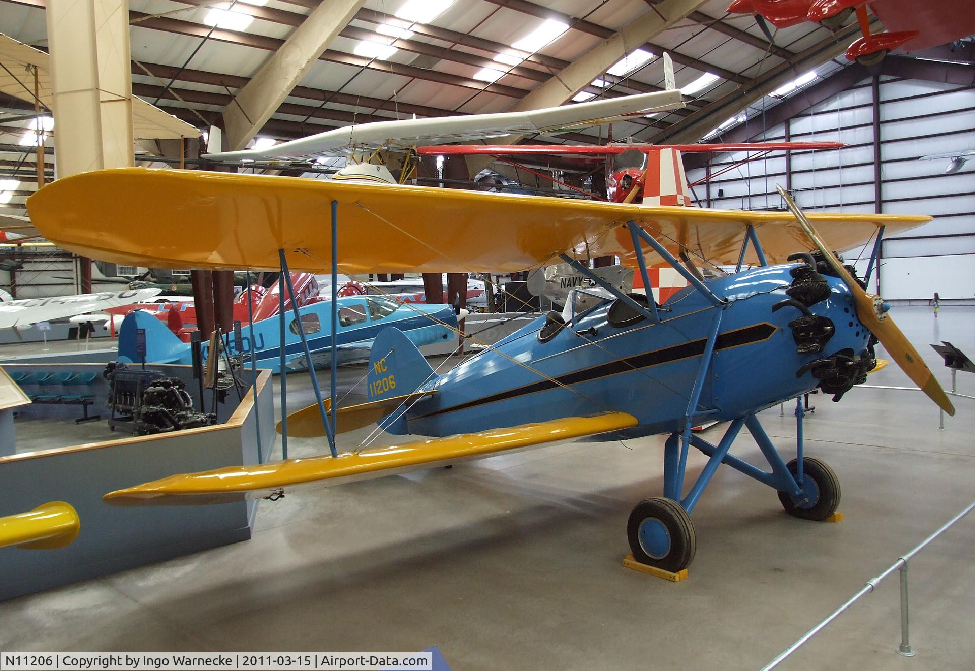N11206, Waco RNF C/N 3392, Waco RNF at the Pima Air & Space Museum, Tucson AZ