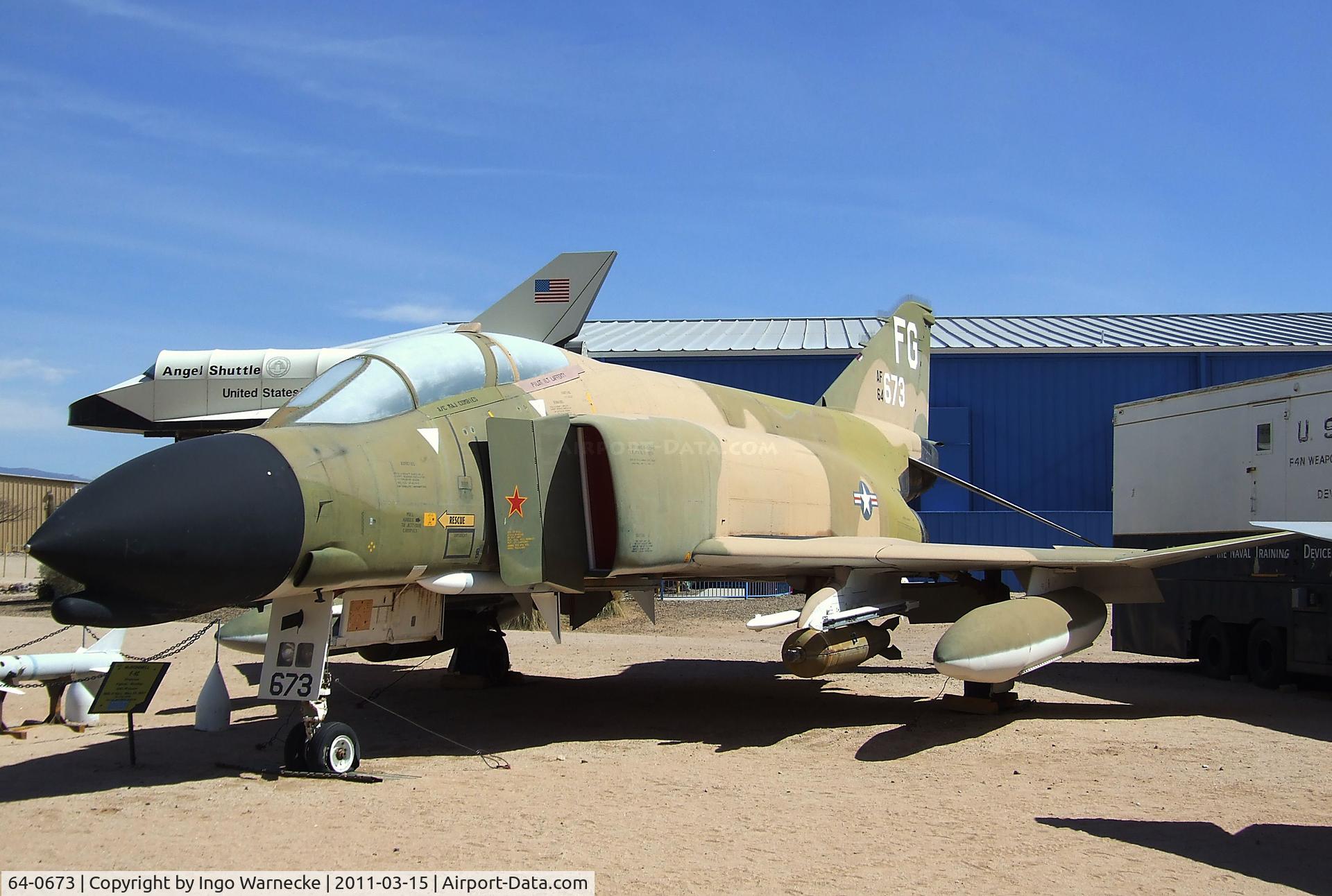 64-0673, 1964 McDonnell F-4C-22-MC Phantom II C/N 898, McDonnell F-4C Phantom II at the Pima Air & Space Museum, Tucson AZ