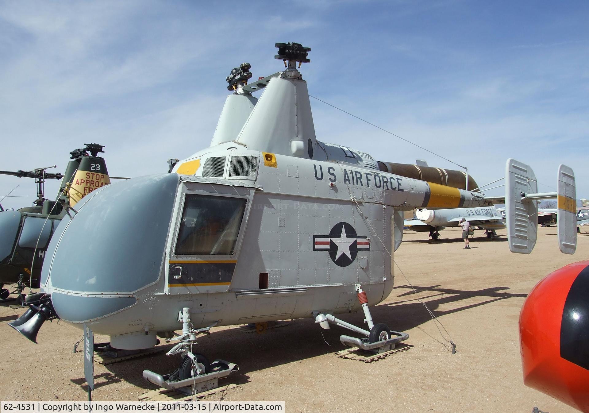 62-4531, 1962 Kaman HH-43F Huskie C/N 157, Kaman HH-43F Huskie at the Pima Air & Space Museum, Tucson AZ