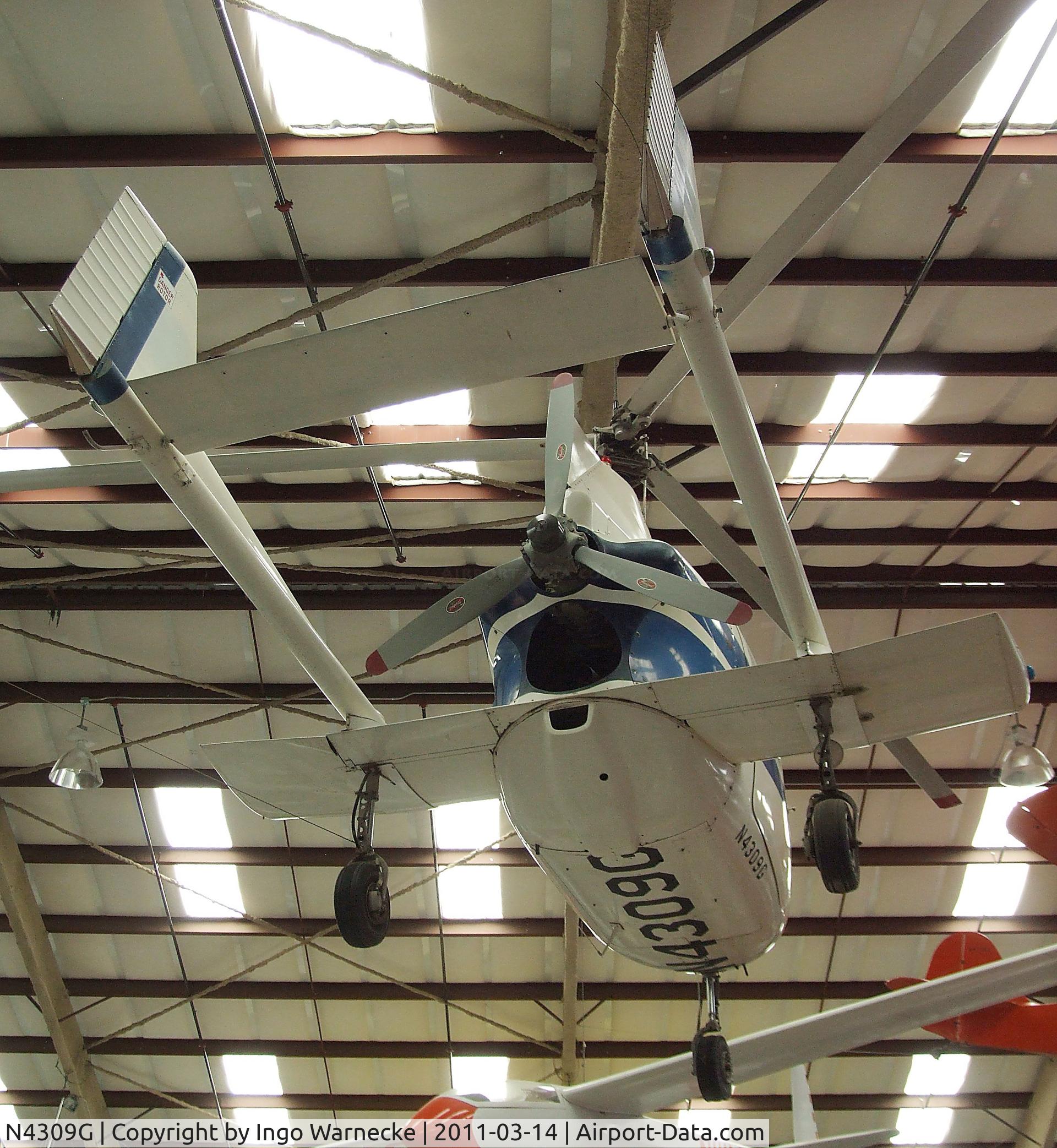 N4309G, 1971 McCulloch Super J-2 C/N 019, McCulloch Super J-2 Gyrocopter at the Pima Air & Space Museum, Tucson AZ