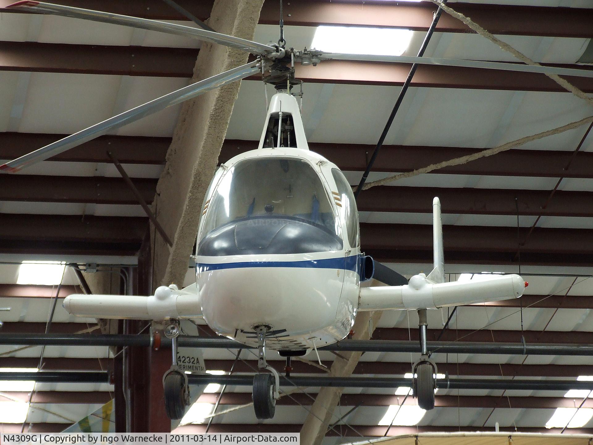 N4309G, 1971 McCulloch Super J-2 C/N 019, McCulloch Super J-2 Gyrocopter at the Pima Air & Space Museum, Tucson AZ