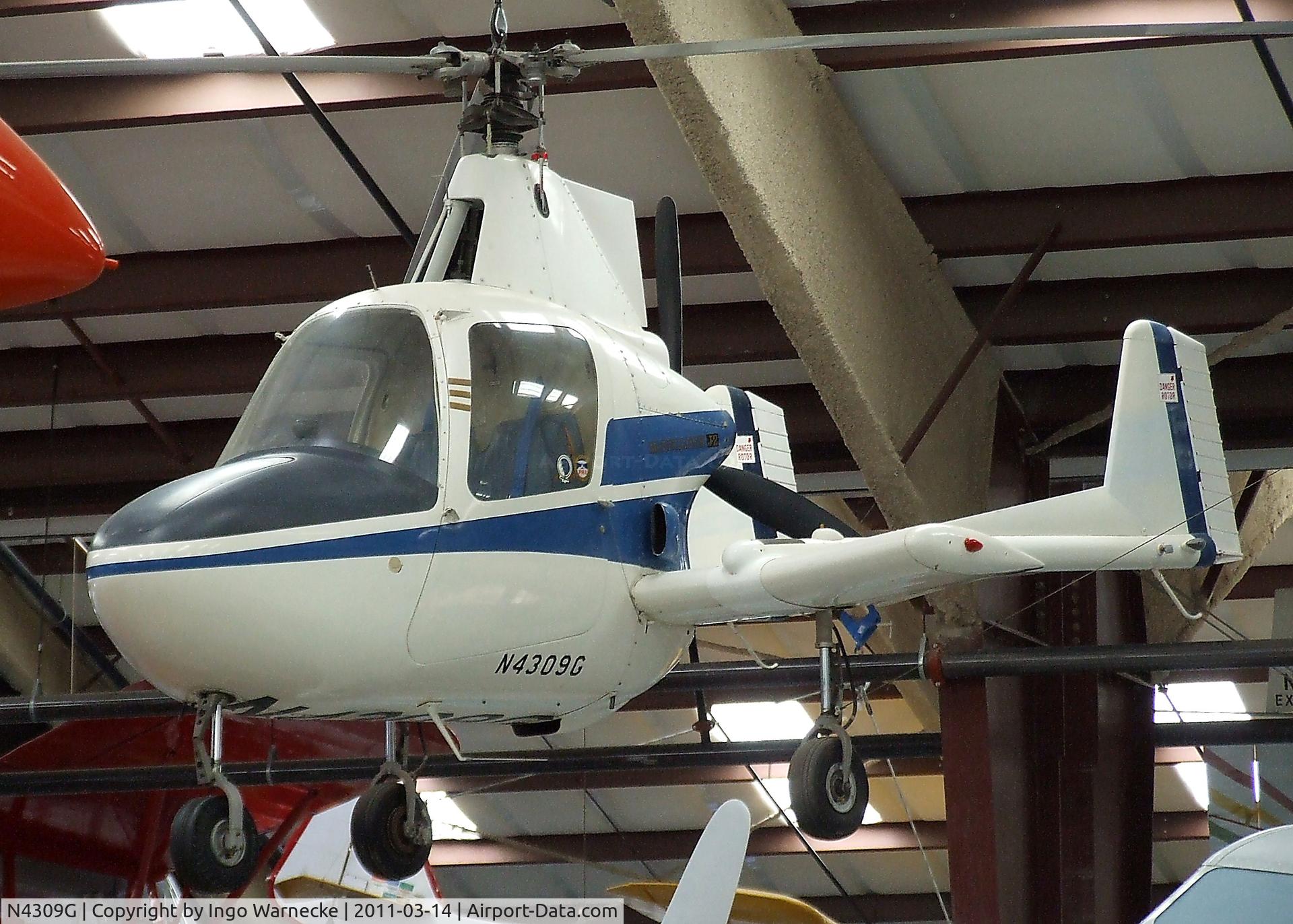 N4309G, 1971 McCulloch Super J-2 C/N 019, McCulloch Super J-2 Gyrocopter at the Pima Air & Space Museum, Tucson AZ