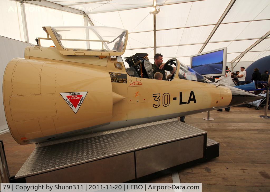79, Dassault Mirage F.1C C/N 79, Used as a simulator by the French Air Force. Seen during 'Des Etoiles et des Ailes' Forum 2011...