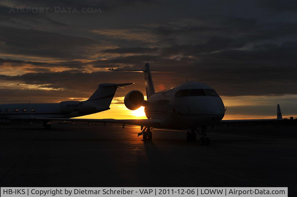 HB-IKS, 1989 Canadair Challenger 601-3A (CL-600-2B16) C/N 5042, CL600