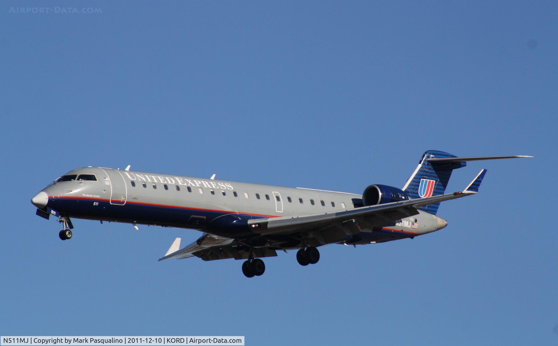 N511MJ, 2003 Bombardier CRJ-700 (CL-600-2C10) Regional Jet C/N 10104, CL-600-2C10
