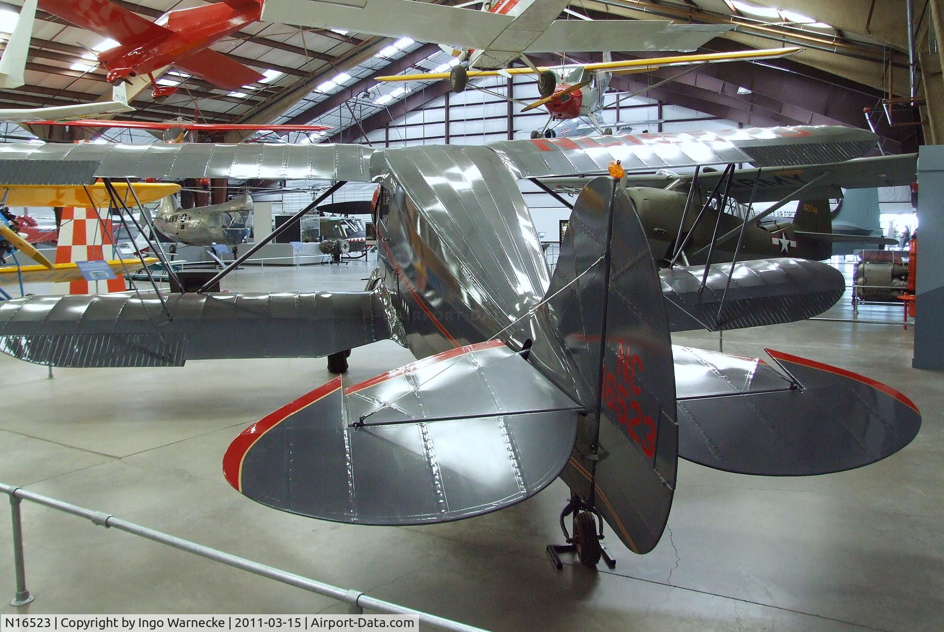 N16523, 1936 Waco ZKS-6 C/N 4512, Waco ZKS-6 at the Pima Air & Space Museum, Tucson AZ