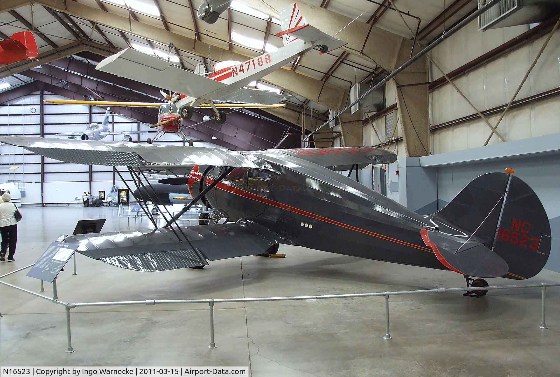 N16523, 1936 Waco ZKS-6 C/N 4512, Waco ZKS-6 at the Pima Air & Space Museum, Tucson AZ