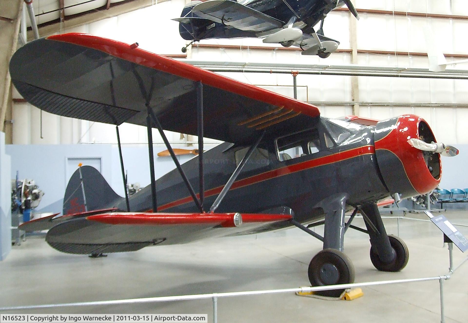 N16523, 1936 Waco ZKS-6 C/N 4512, Waco ZKS-6 at the Pima Air & Space Museum, Tucson AZ