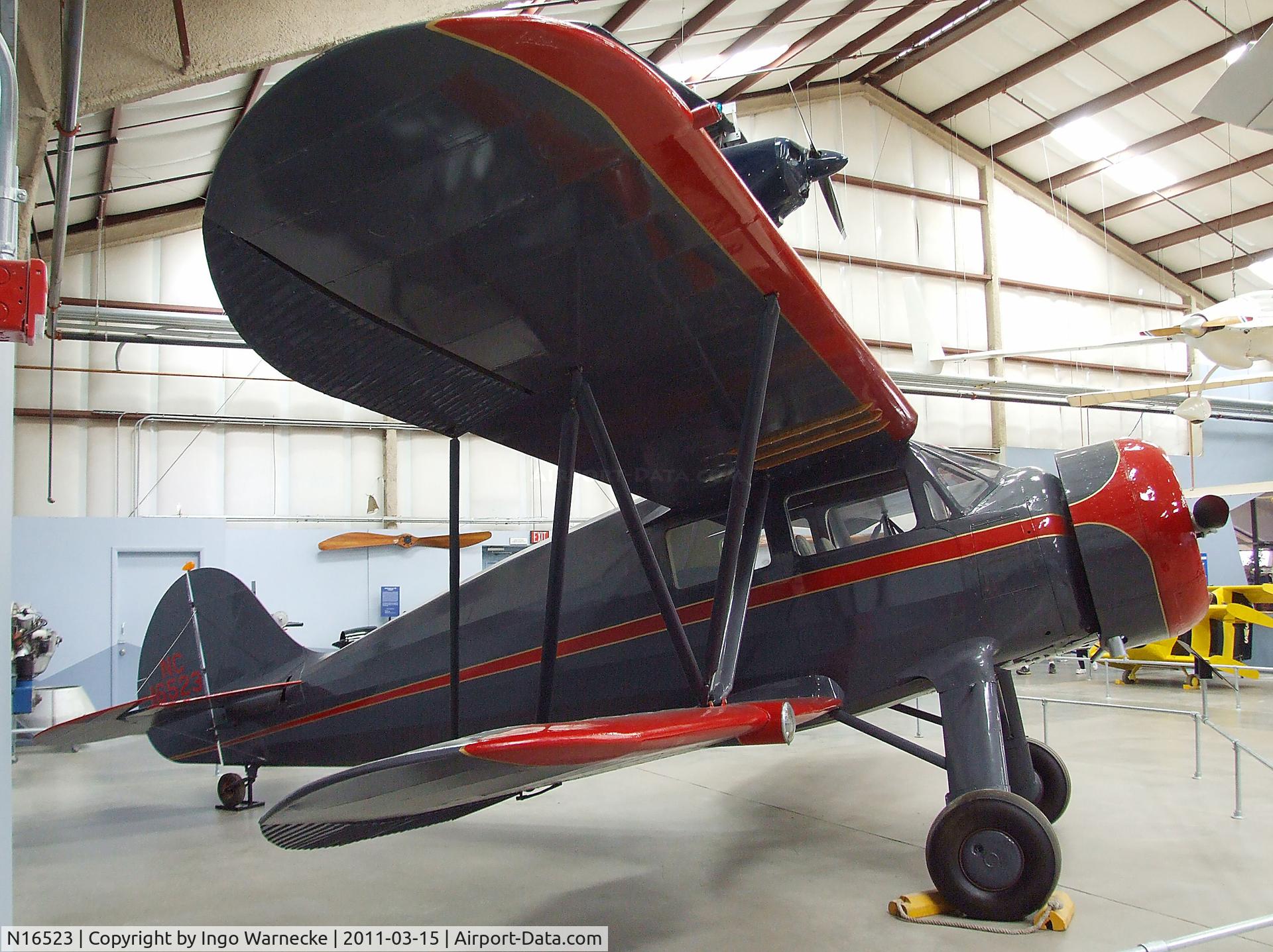 N16523, 1936 Waco ZKS-6 C/N 4512, Waco ZKS-6 at the Pima Air & Space Museum, Tucson AZ