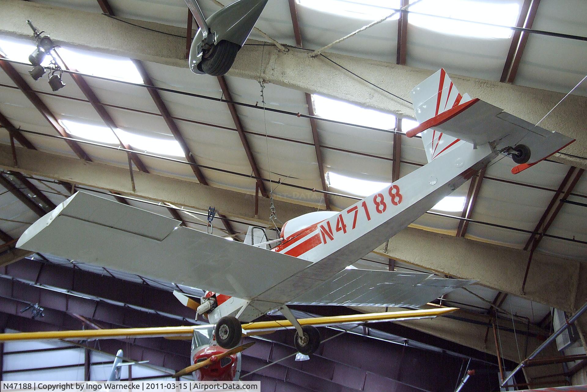 N47188, Evans VP-1 Volksplane C/N 1 (N47188), Evans (Smith) Volksplane VP-1 at the Pima Air & Space Museum, Tucson AZ