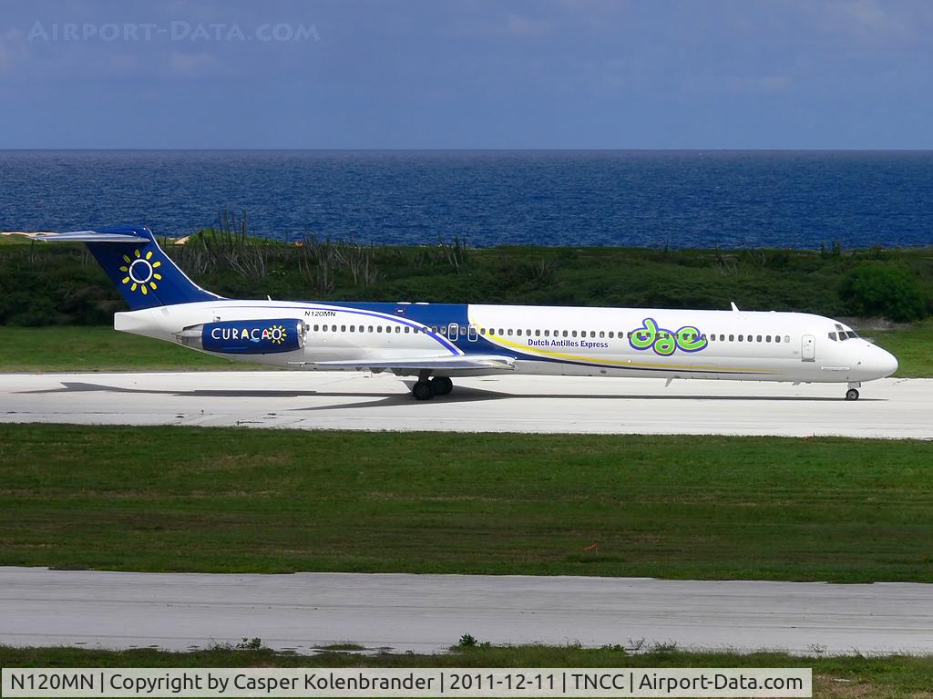 N120MN, 1992 McDonnell Douglas MD-83 C/N 53120, Dutch Antilles Express - DAE