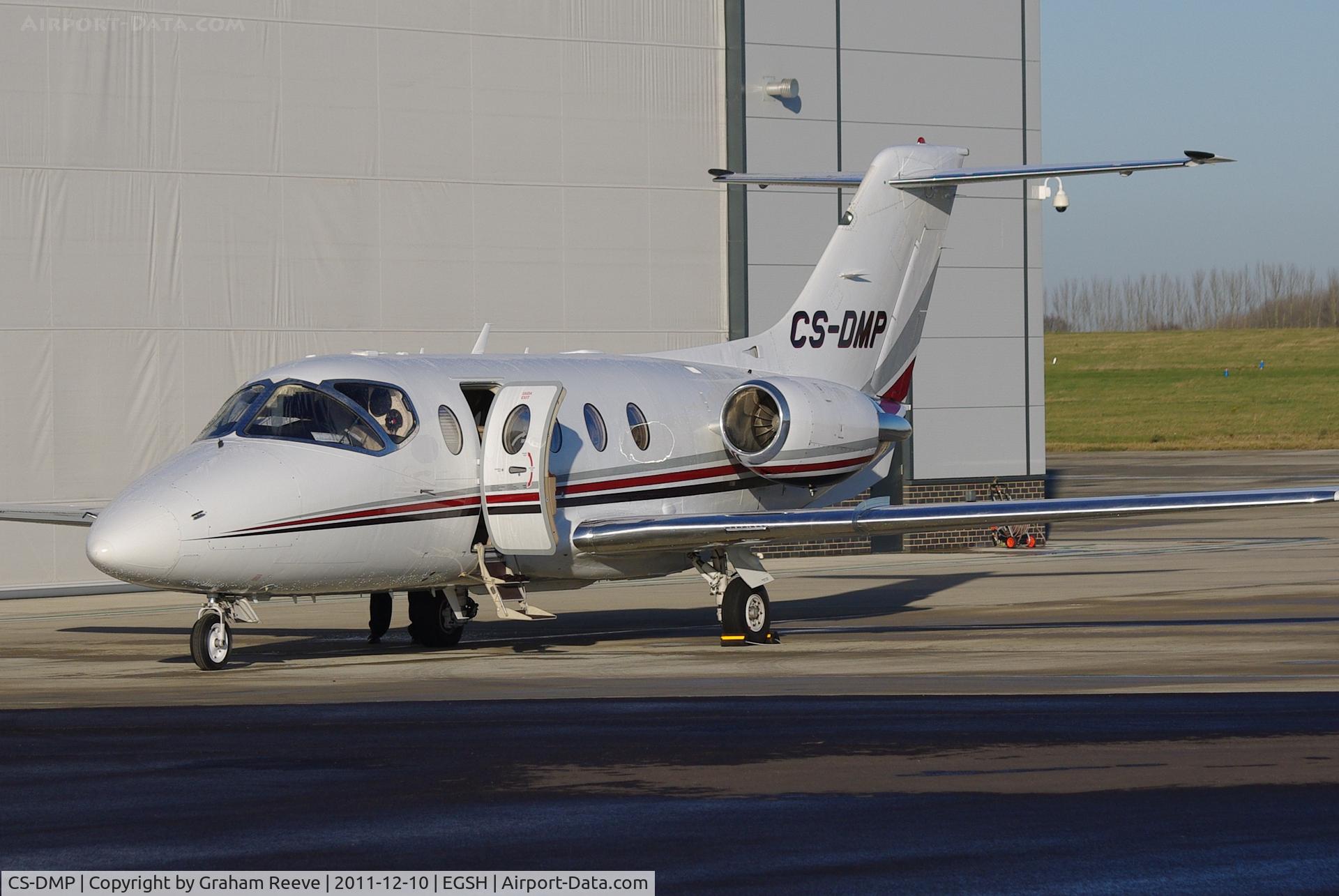 CS-DMP, 2007 Hawker Beechcraft 400A Beechjet Beechjet C/N RK-508, Parked at Norwich.