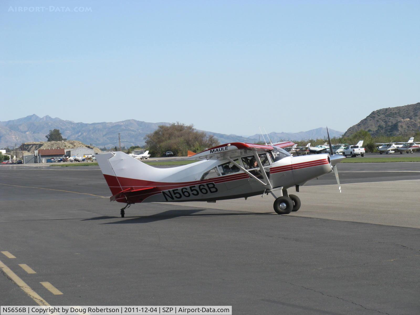 N5656B, 1983 Maule M-7-235 Super Rocket C/N 4002C, 1983 Maule M-7-235 SUPER ROCKET, Lycoming IO-540-W1A5D 235 Hp, Sensenich CS prop, Micro vortex generators, taxi