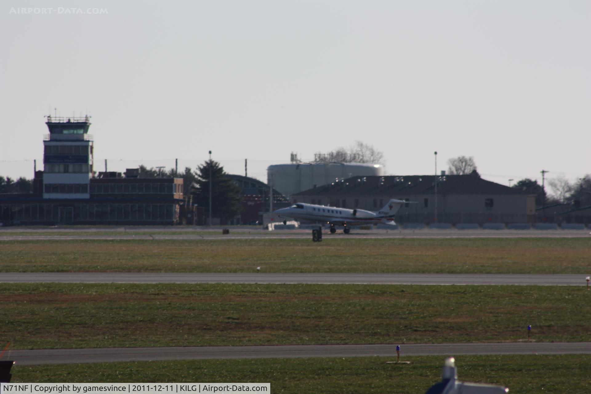 N71NF, 2006 Learjet 45 C/N 2058, Jetspeed 71 (EJM71) Departing KILG for KPBI