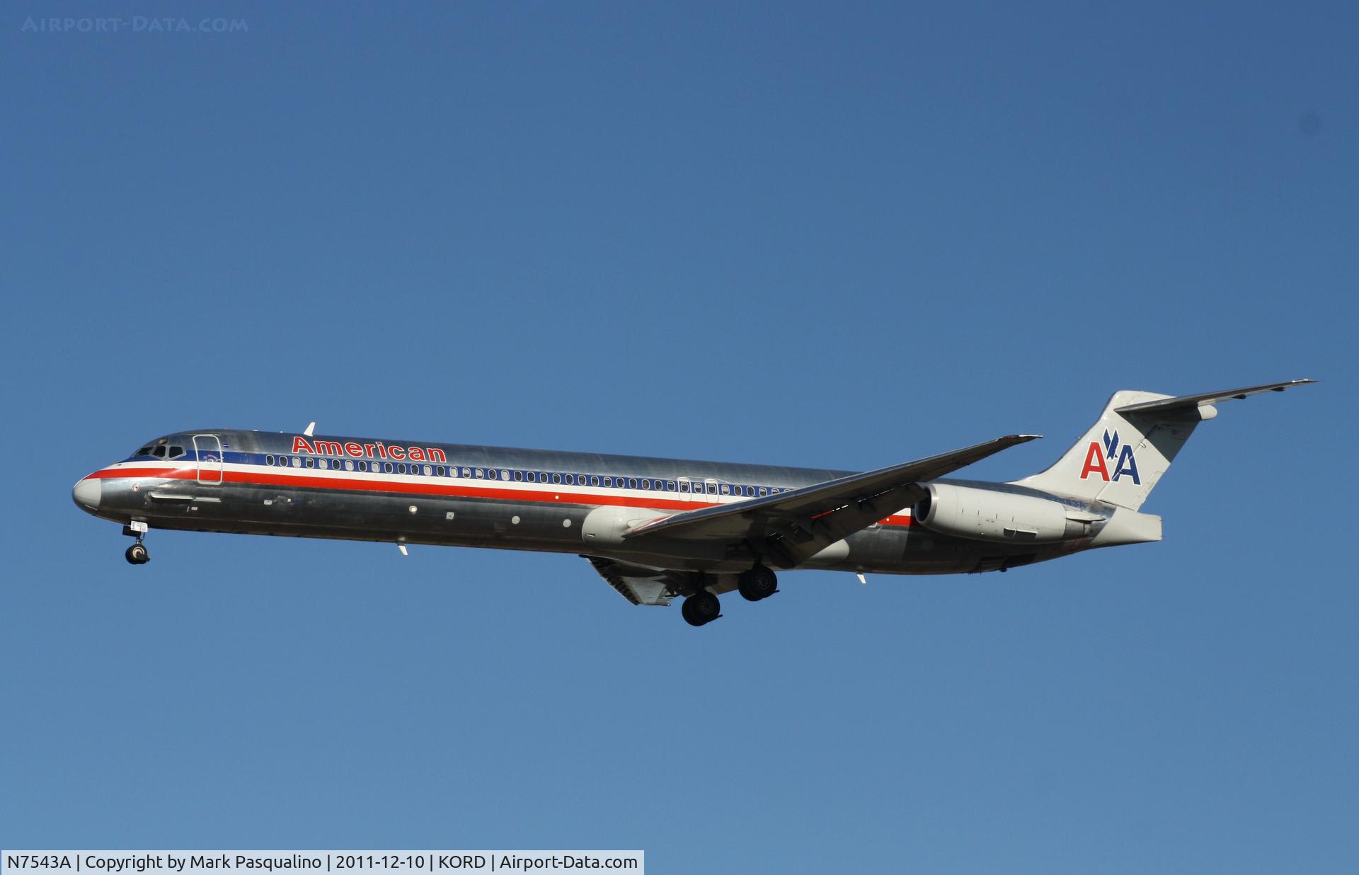 N7543A, 1990 McDonnell Douglas MD-82 (DC-9-82) C/N 53025, MD-82