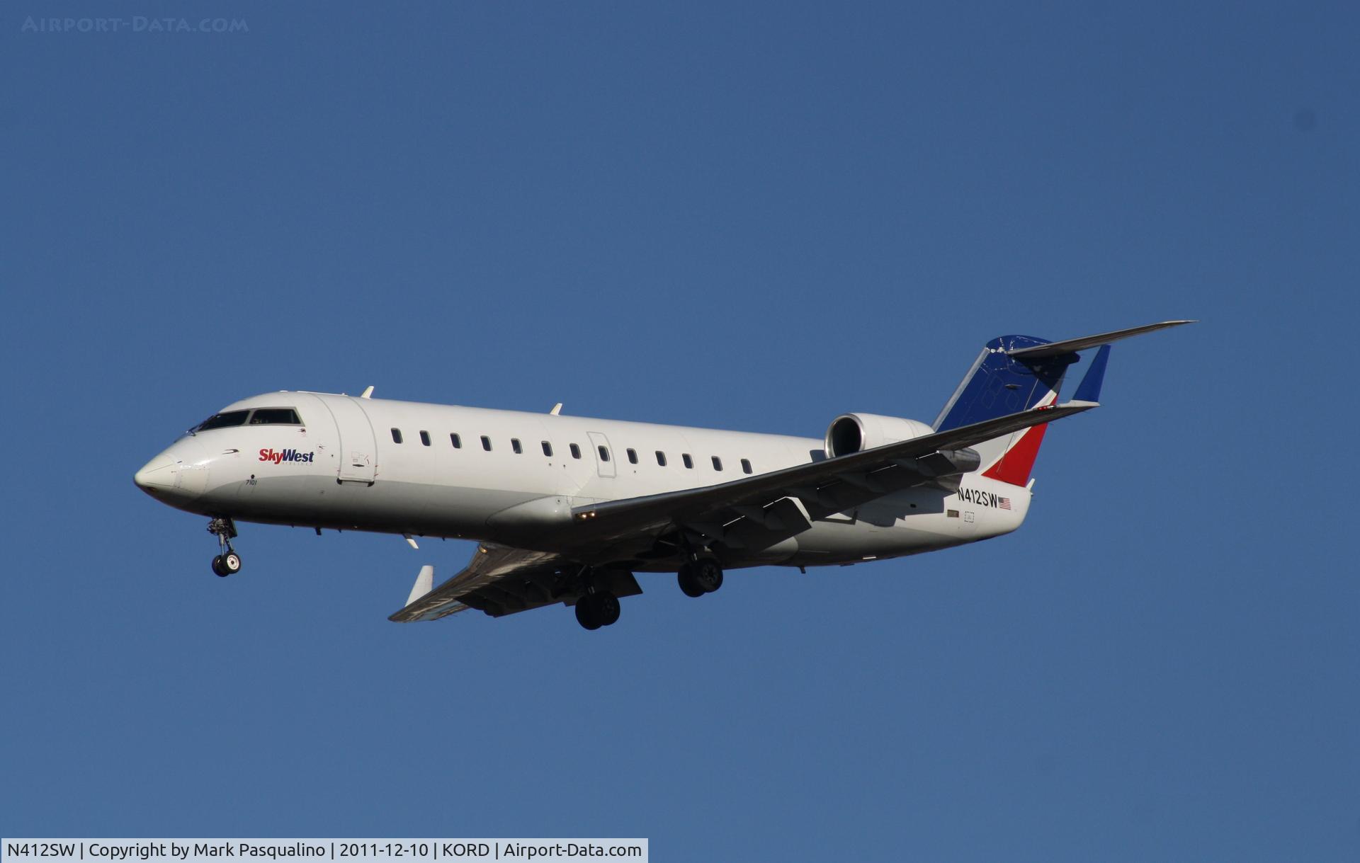 N412SW, 1995 Canadair CRJ-200ER (CL-600-2B19) C/N 7101, CL-600-2B19