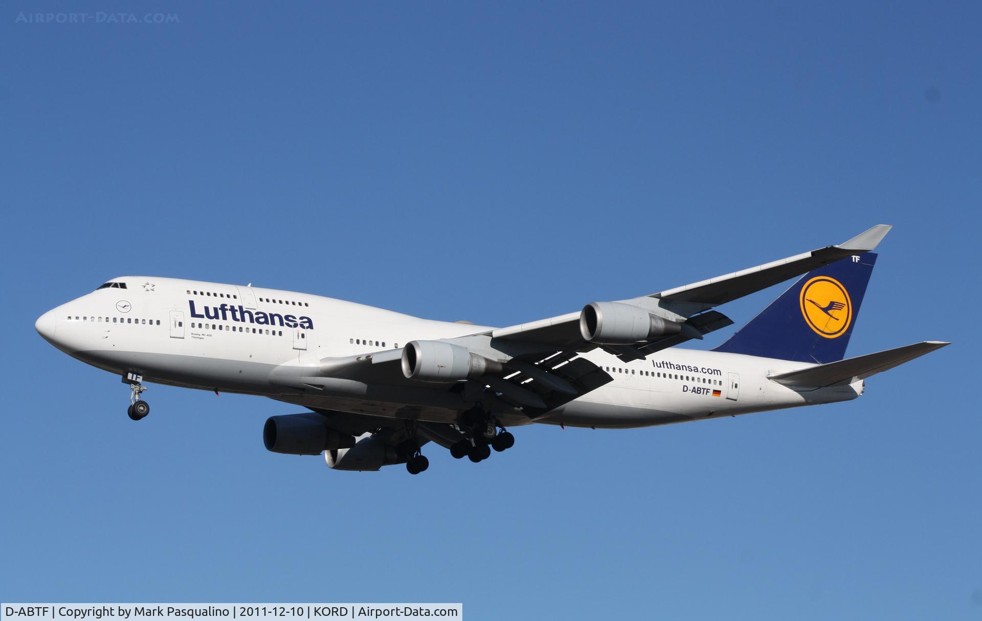 D-ABTF, 1991 Boeing 747-430M C/N 24967, Boeing 747-400