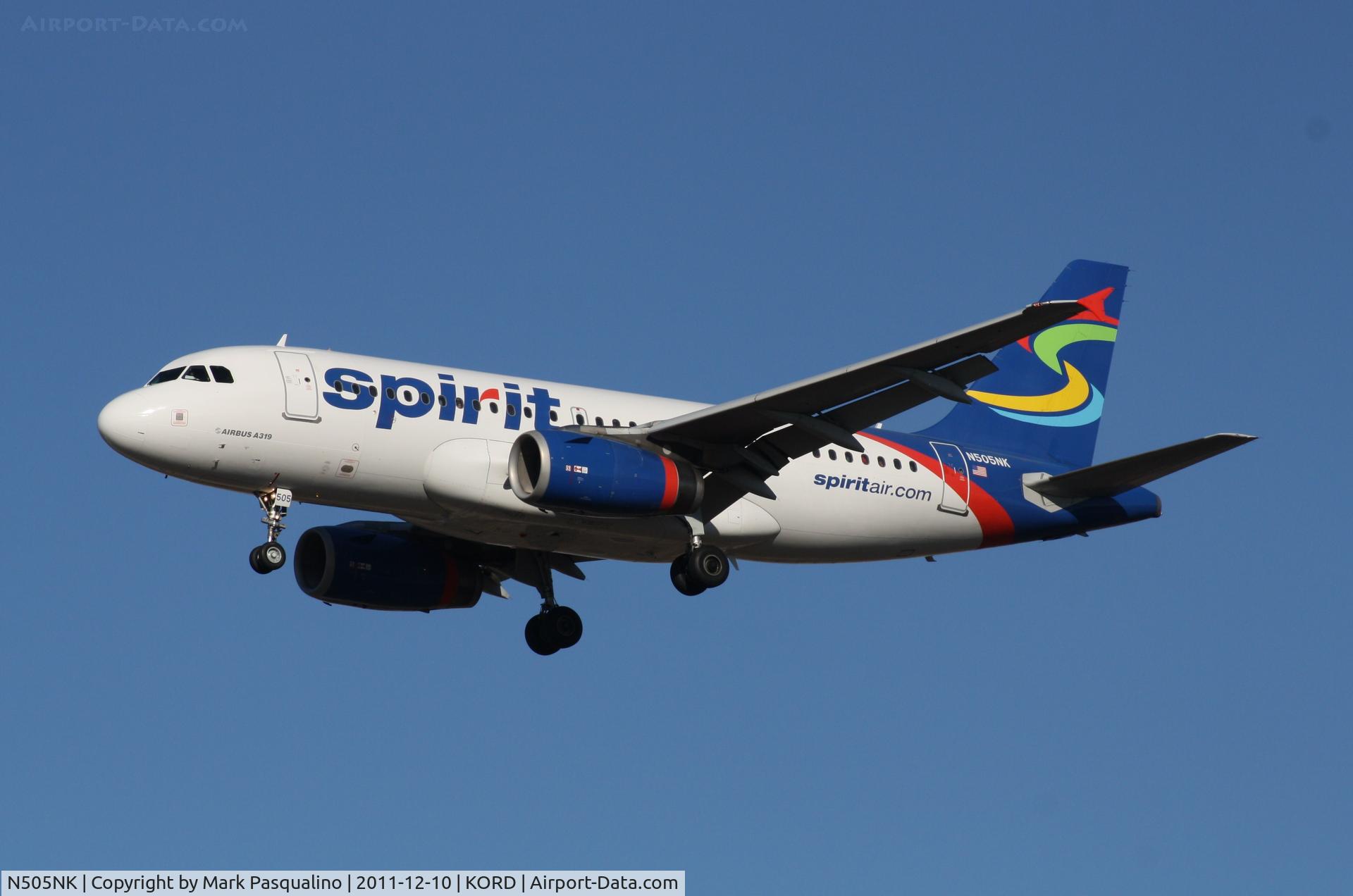 N505NK, 2005 Airbus A319-132 C/N 2485, Airbus A319