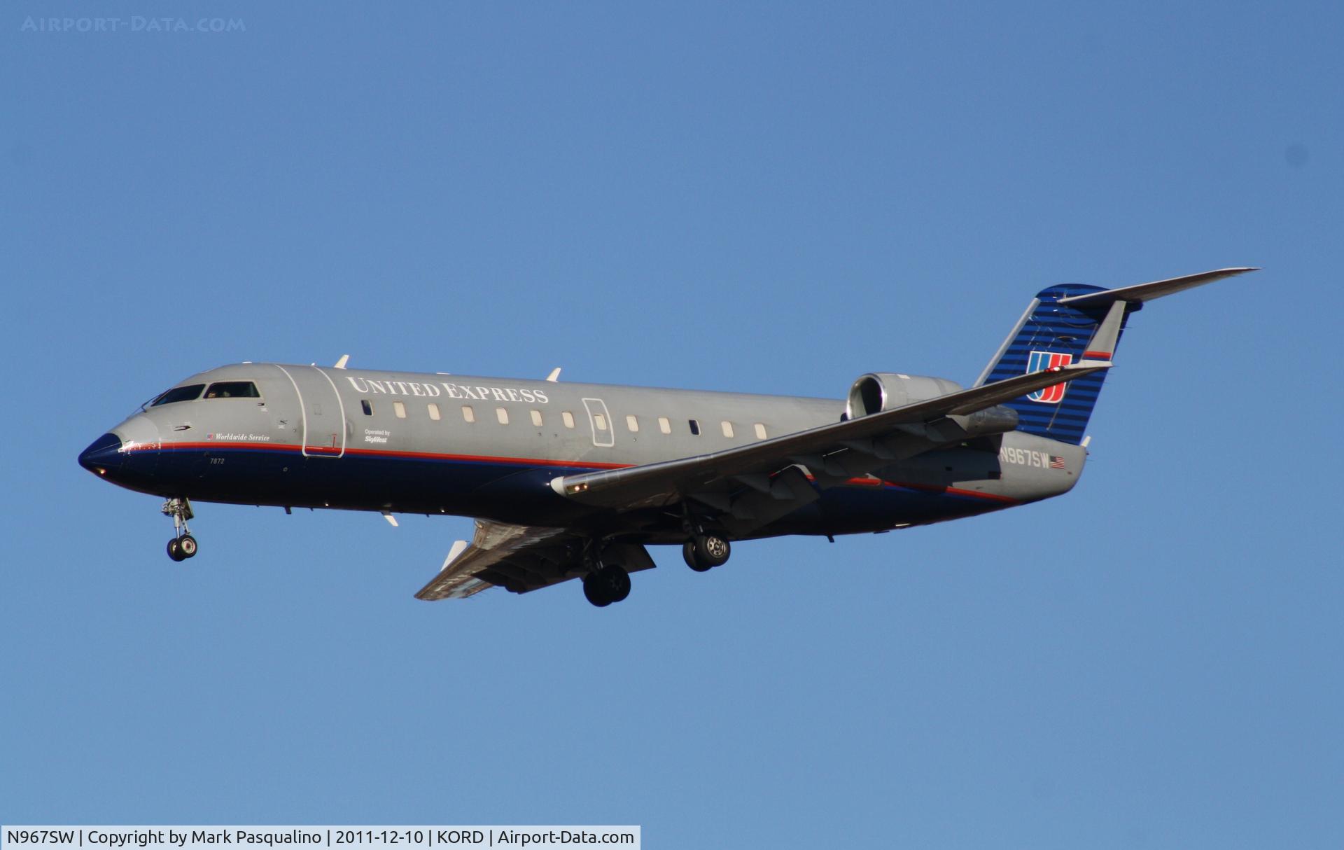 N967SW, 2003 Bombardier CRJ-200ER (CL-600-2B19) C/N 7872, CL-600-2B19