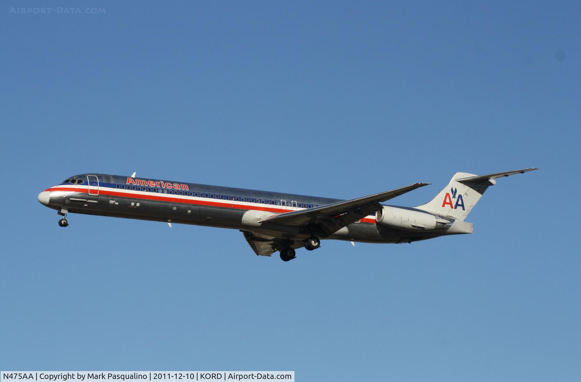 N475AA, 1988 McDonnell Douglas MD-82 (DC-9-82) C/N 49650, MD-82