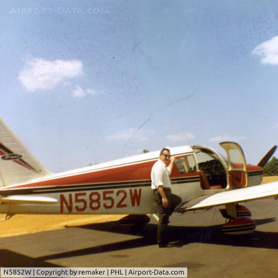 N5852W, 1965 Piper PA-28-150 Cherokee C/N 28-2312, 1970, Fairfield Aero Club, Philadelphia