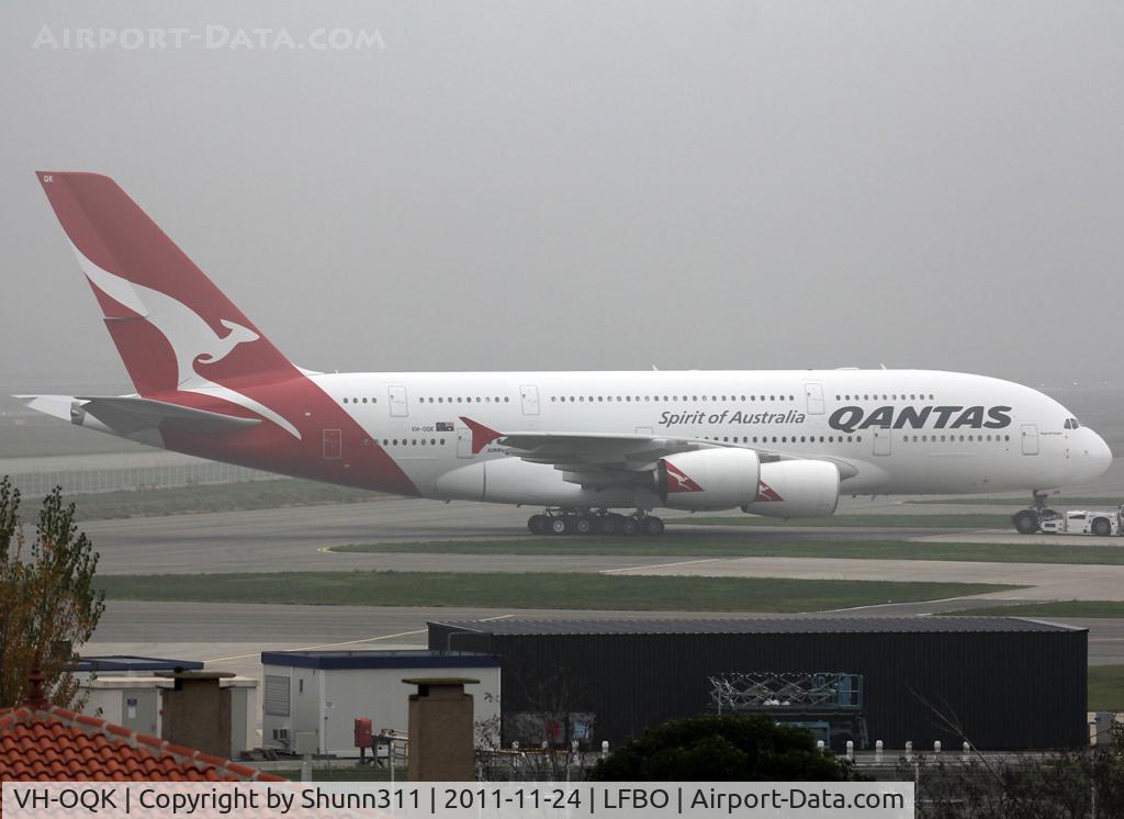 VH-OQK, 2011 Airbus A380-842 C/N 063, Delivery very soon...