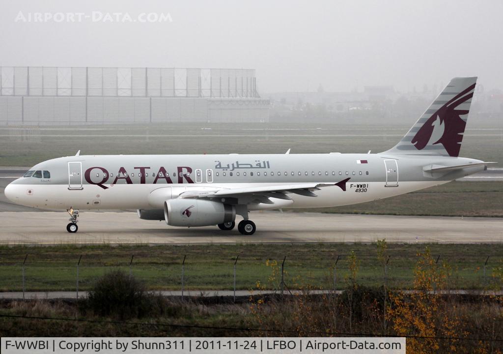 F-WWBI, 2011 Airbus A320-232 C/N 4930, C/n 4930 - To be A7-AHQ