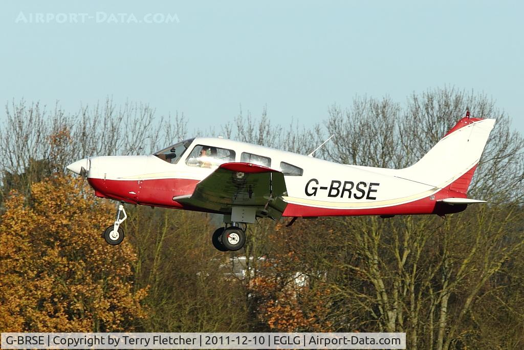 G-BRSE, 1980 Piper PA-28-161 Warrior II C/N 28-8016276, 1980 Piper PA-28-161 Warrior II, c/n: 28-8016276 doing circuits at Panshanger