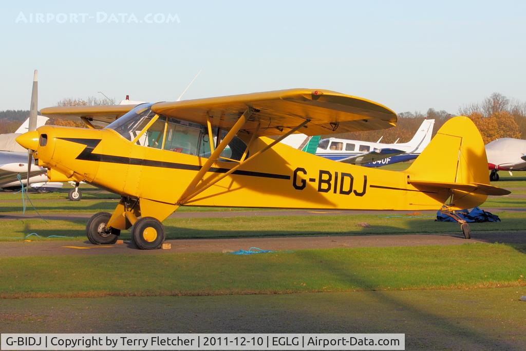 G-BIDJ, 1957 Piper PA-18A-150 Super Cub C/N 18-6007, 1957 Piper PA-18A-150, c/n: 18-6007 at Panshanger