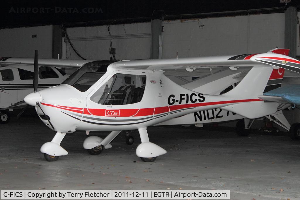 G-FICS, 2007 Flight Design CTSW C/N 8348, 2007 Flight Design CTSW, c/n: 8348 at Elstree