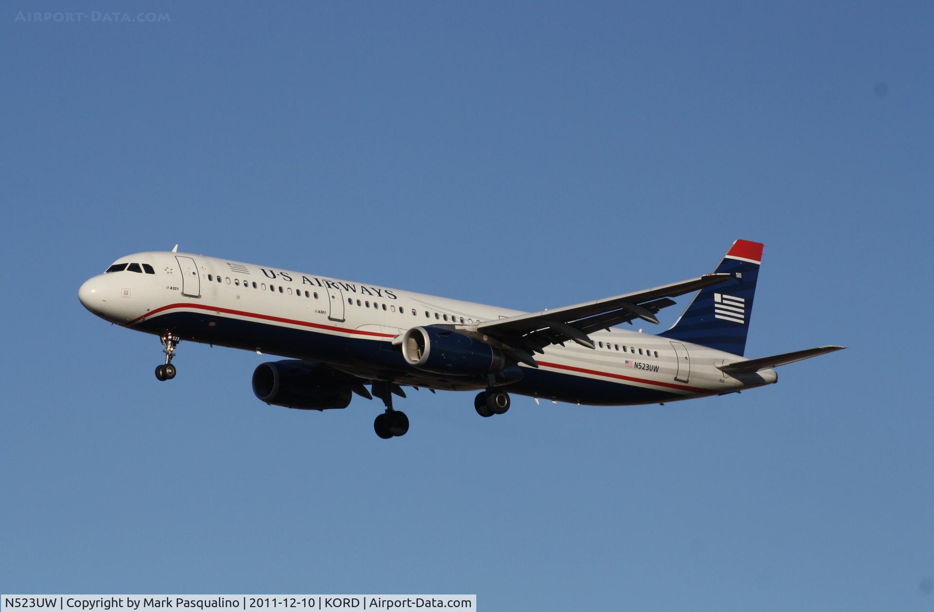 N523UW, 2009 Airbus A321-231 C/N 3960, Airbus A321