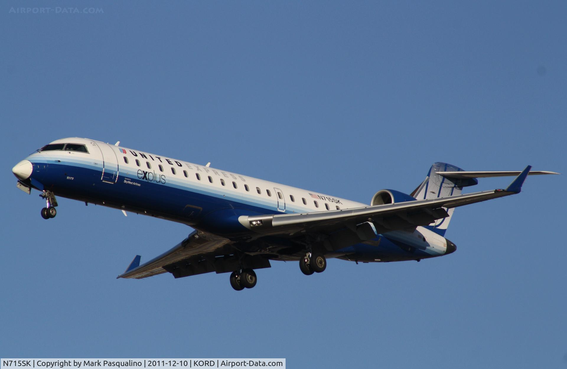 N715SK, 2004 Bombardier CRJ-700 (CL-600-2C10) Regional Jet C/N 10179, CL-600-2C10