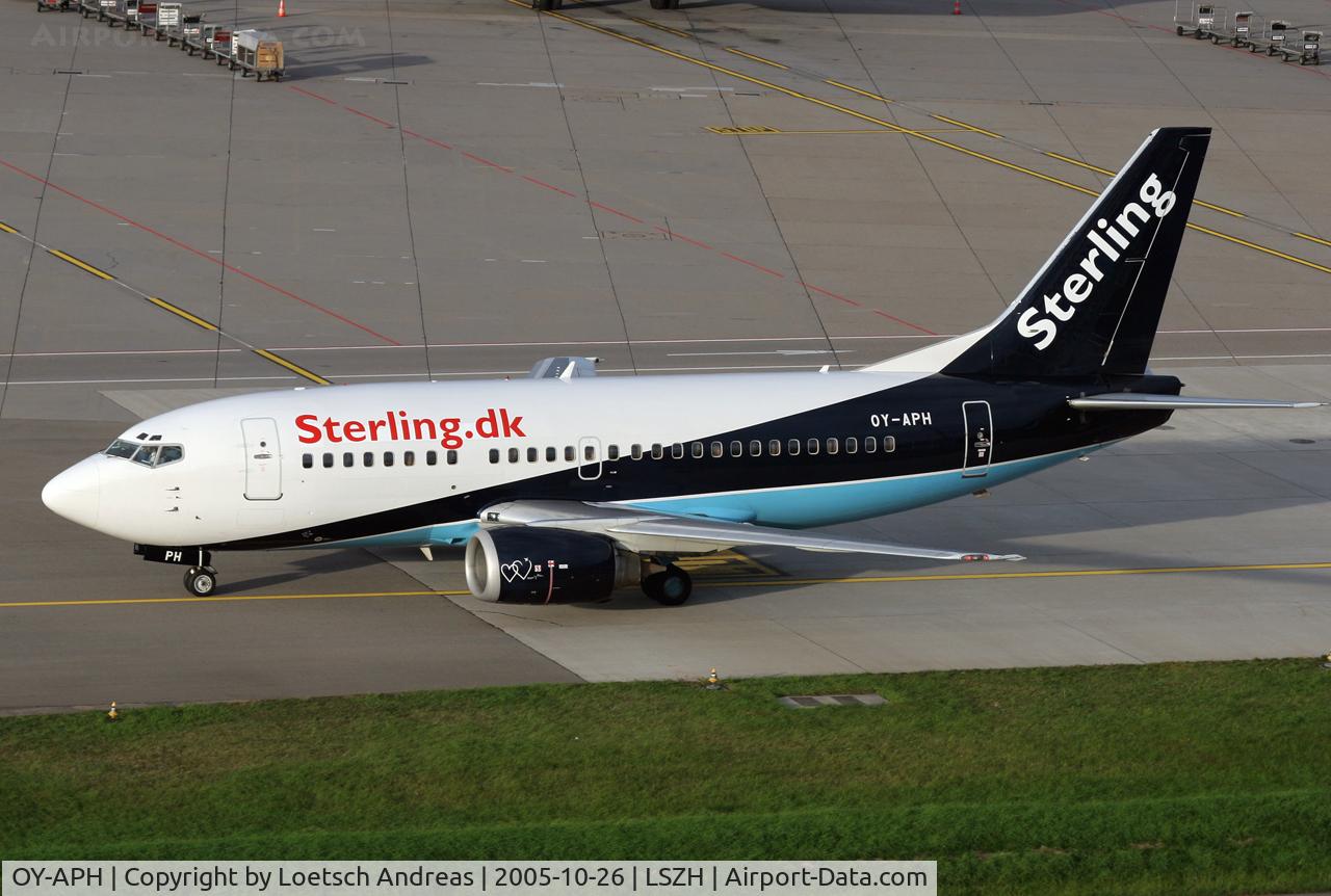 OY-APH, 1997 Boeing 737-5L9 C/N 28721, Maersk - Sterling