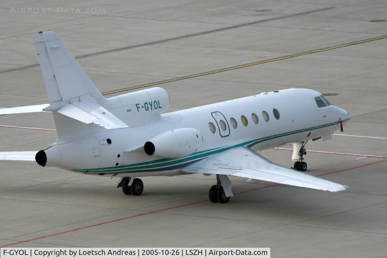 F-GYOL, 1982 Dassault Falcon 50 C/N 88, next Reg N943RL