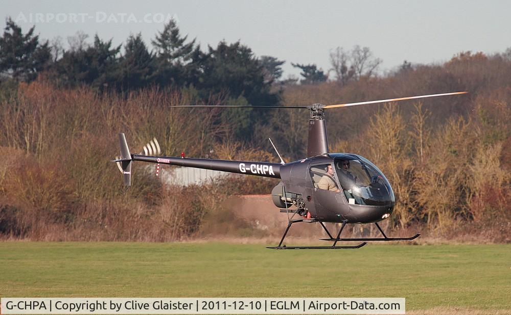 G-CHPA, 2003 Robinson R22 Beta II C/N 3442, Ex: N71850>EI-EHC>G-CHPA