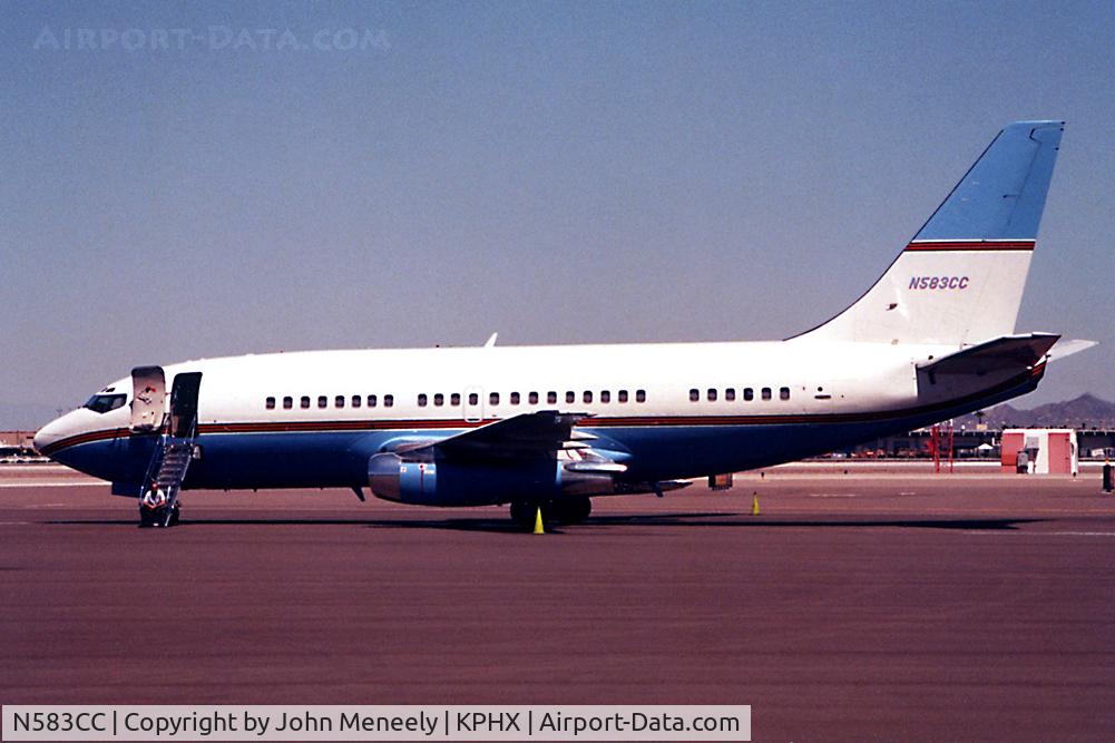 N583CC, 1975 Boeing 737-291 C/N 21069, Scanned from a print - August 2004