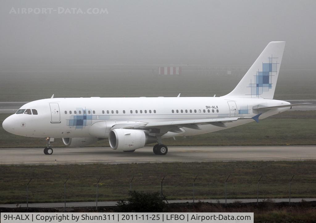 9H-ALX, 2010 Airbus ACJ319 (A319-115/CJ) C/N 4470, Rolling for a RTO after cabin outffiting...