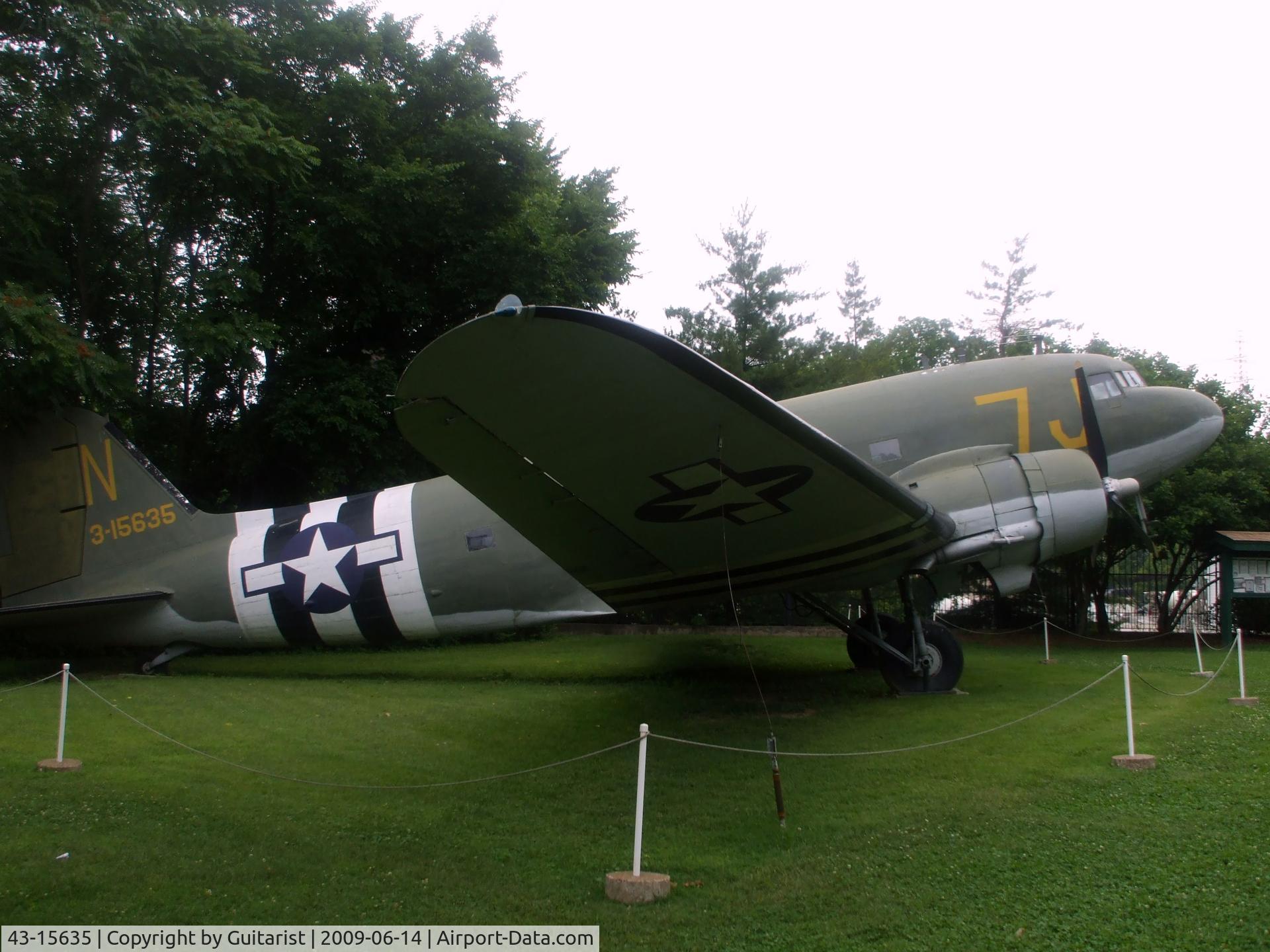 43-15635, 1943 Douglas C-47A-90-DL Skytrain C/N 20101, Taken at the St Louis museum of transportation