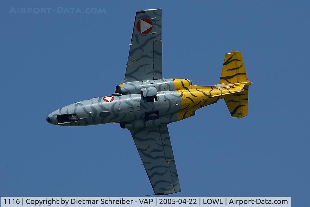 1116, Saab 105OE C/N 105416, GF-16 Austrian Air Force Saab 105