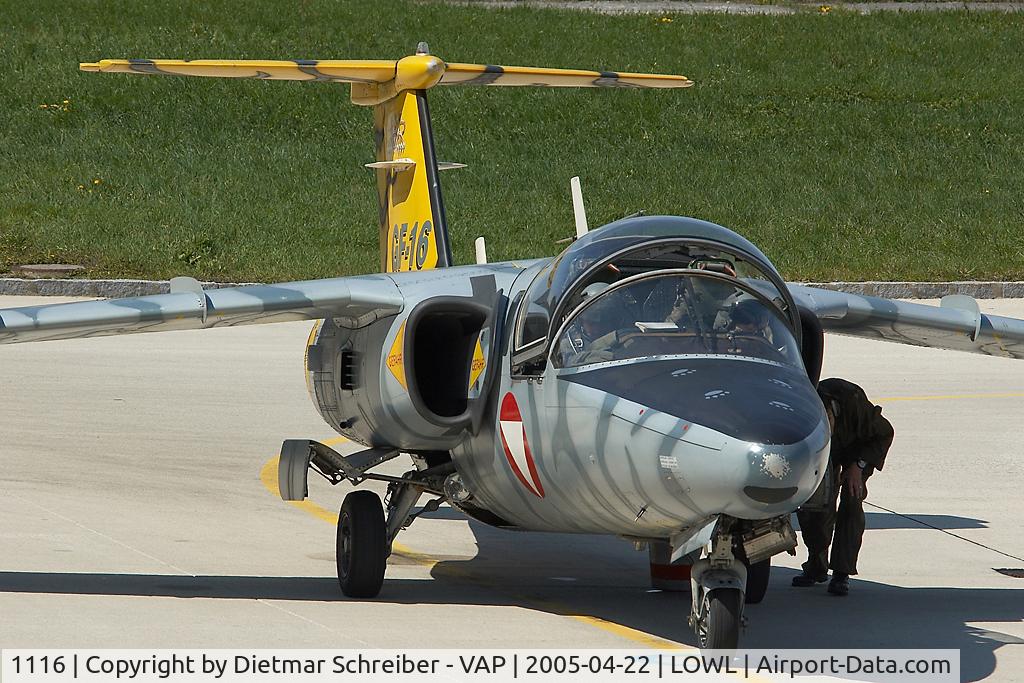1116, Saab 105OE C/N 105416, GF-16 Austrian Air Force Saab 105