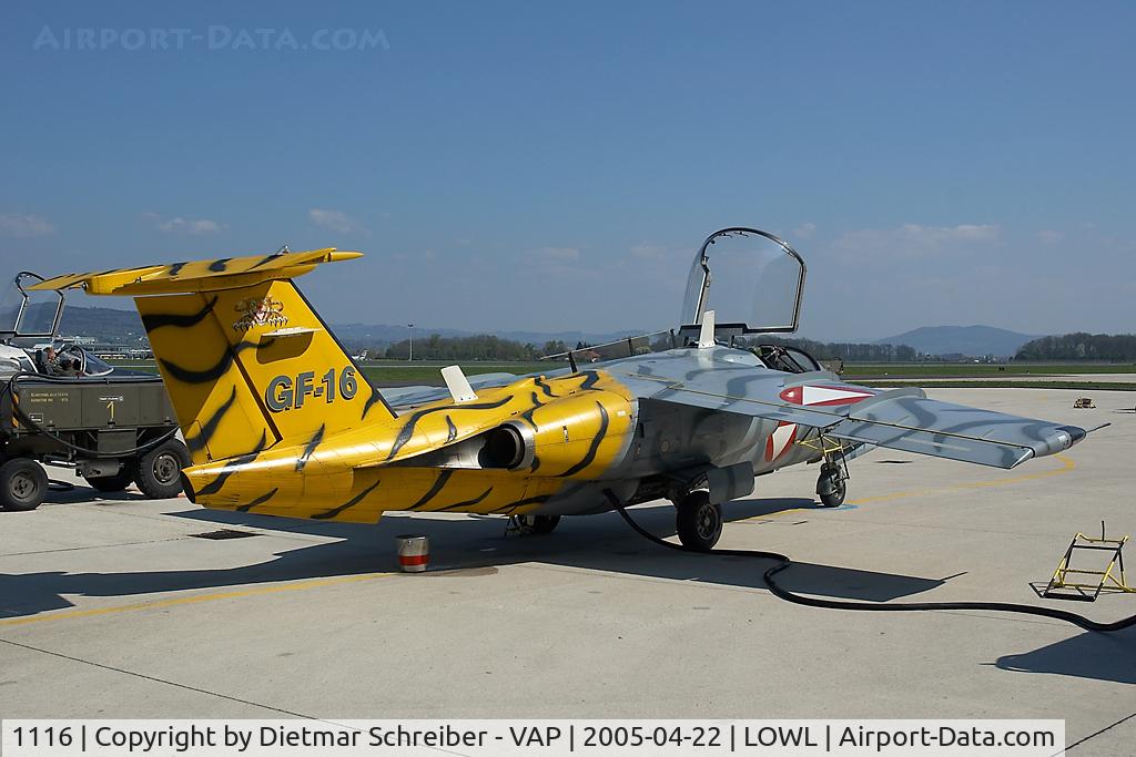 1116, Saab 105OE C/N 105416, GF-16 Austrian Air Force Saab 105
