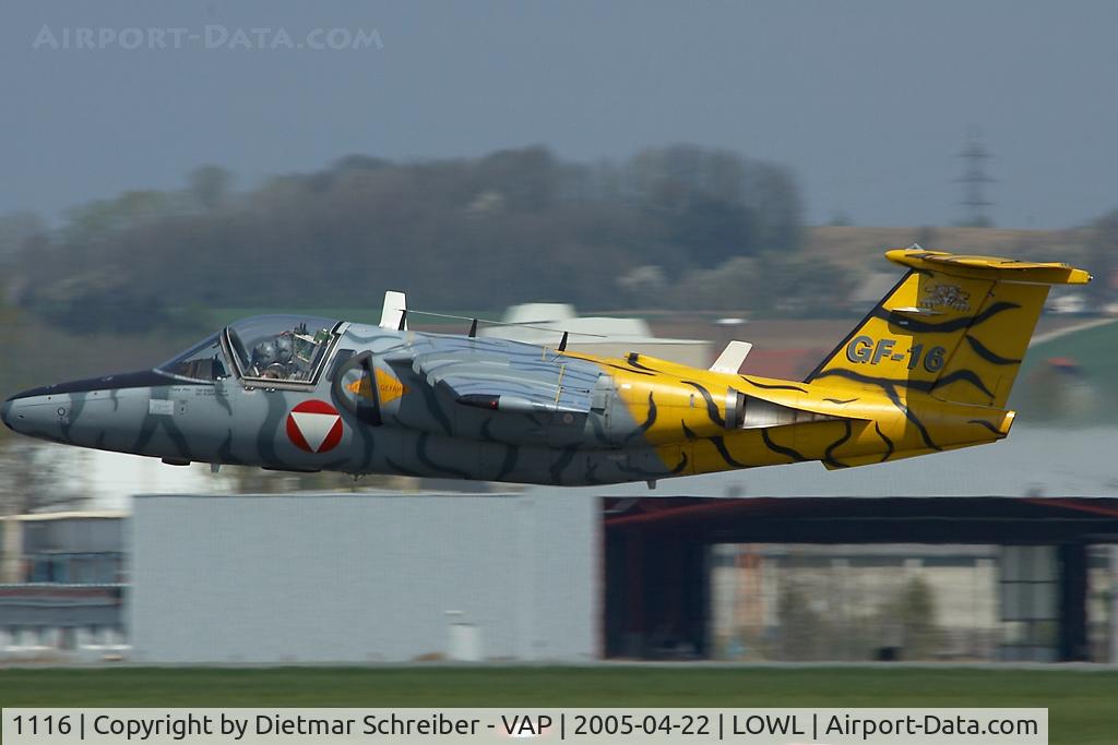 1116, Saab 105OE C/N 105416, GF-16 Austrian Air Force Saab 105