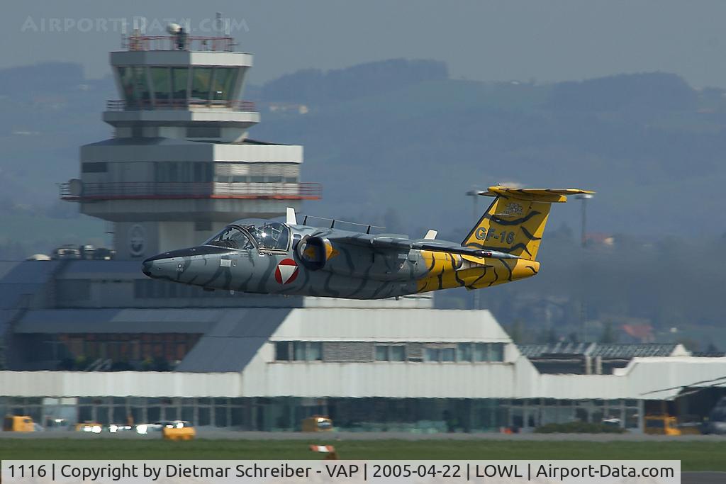 1116, Saab 105OE C/N 105416, GF-16 Austrian Air Force Saab 105