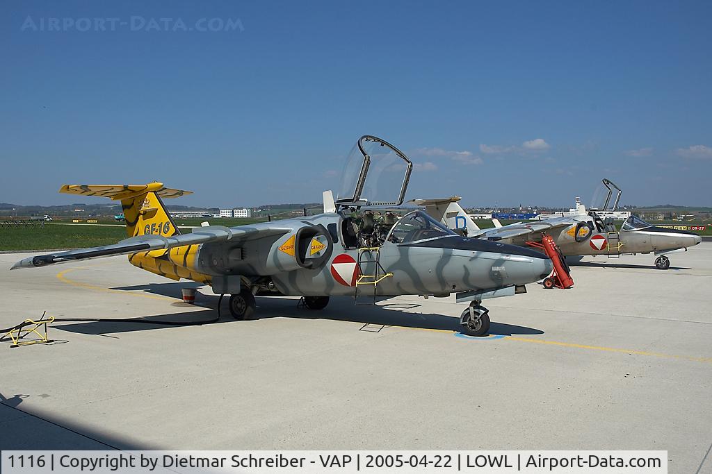 1116, Saab 105OE C/N 105416, GF-16 Austrian Air Force Saab 105