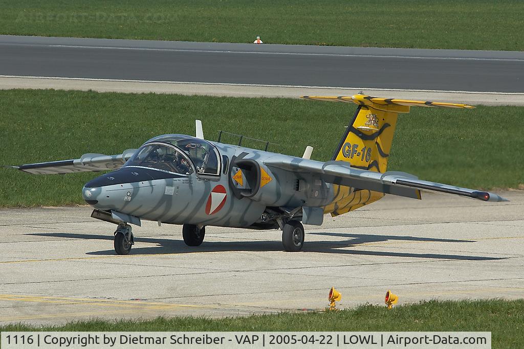 1116, Saab 105OE C/N 105416, GF-16 Austrian Air Force Saab 105