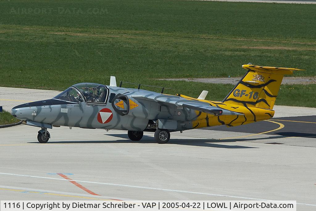 1116, Saab 105OE C/N 105416, GF-16 Austrian Air Force Saab 105