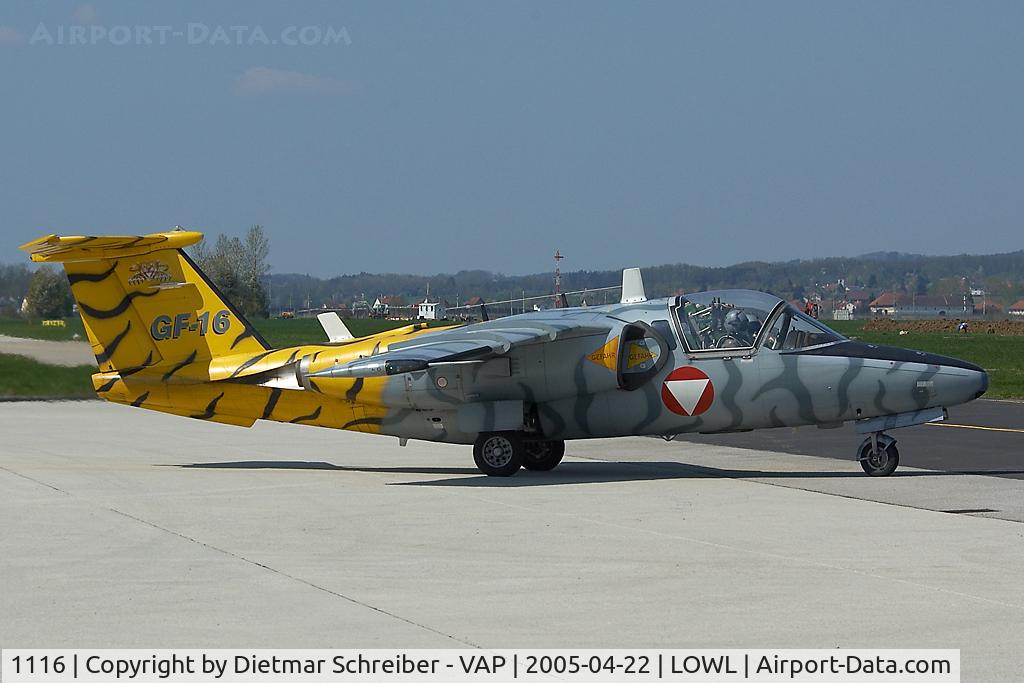 1116, Saab 105OE C/N 105416, GF-16 Austrian Air Force Saab 105